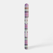 Pastel Tartan Plaid Pattern Design iPhone 16 Hülle (Rechte Seite)