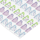 Pastel Tea Cup Teacup Party Cuppa Tischdecke (Schrägansicht)