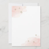 Pastel Teddy Bear Baby Shower Invitation Einladung (Rückseite)