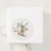 Pastel Teddy Bear Birthday  Geschenkanhänger (Beispiel)