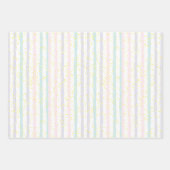 Pastel Teddy Bear Birthday  Geschenkpapier Set (Vorderseite 2)