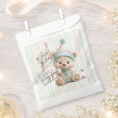 Pastel Teddy Bear Birthday  Geschenktütchen (Ausgeschnitten)