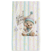 Pastel Teddy Bear Birthday  Kleine Geschenktüte (Vorderseite)