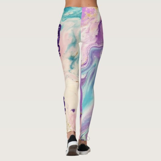 Pastel Tentacles Leggings (Rückseite)