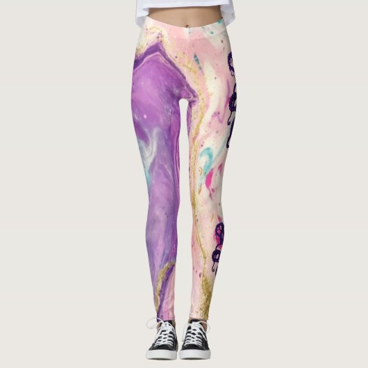 Pastel Tentacles Leggings (Vorderseite)