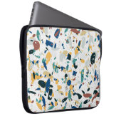 Pastel Terrazzo: Modernes Abstraktes Muster. Laptopschutzhülle (Vorne Rechts)