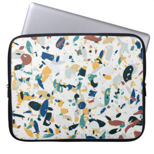 Pastel Terrazzo: Modernes Abstraktes Muster. Laptopschutzhülle