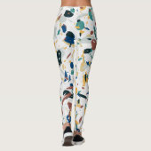 Pastel Terrazzo: Modernes Abstraktes Muster. Leggings (Rückseite)