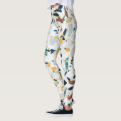 Pastel Terrazzo: Modernes Abstraktes Muster. Leggings (Links)
