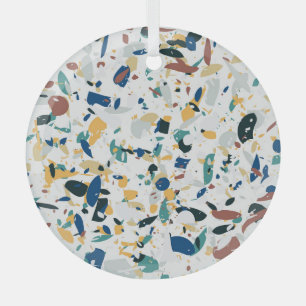 Pastel Terrazzo: Modernes Abstraktes Muster. Ornament Aus Glas