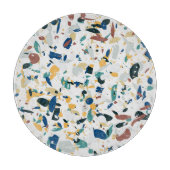 Pastel Terrazzo: Modernes Abstraktes Muster. Schneidebrett (Vorderseite)
