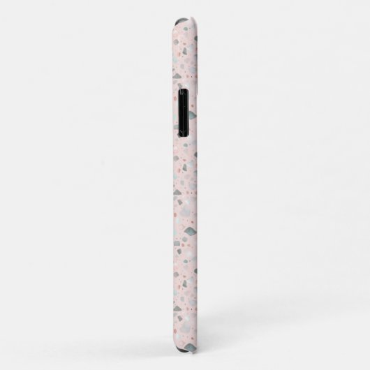 Pastel Terrazzo Print (rosa) Case-Mate iPhone Hülle (Hinten/Rechts)