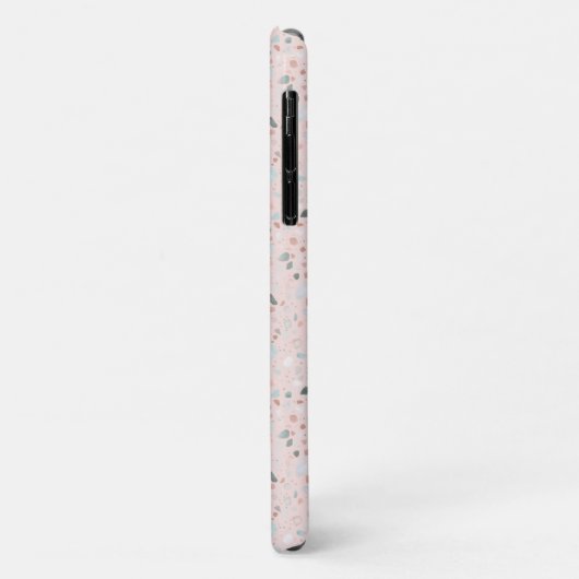 Pastel Terrazzo Print (rosa) Case-Mate iPhone Hülle (Hinten/Links)