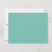 Pastel Terrazzo Slab Wedding RSVP Card Karte (Rückseite)