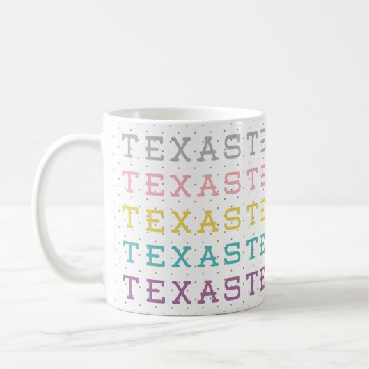 Pastel Texas, Texas, Texas Kaffeetasse (Links)