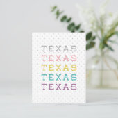 Pastel Texas, Texas, Texas Postkarte (Stehend Vorderseite)