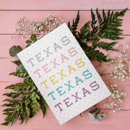Pastel Texas, Texas, Texas Postkarte
