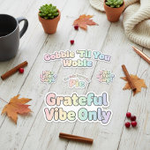Pastel Thanksgiving-Feiertags-Sticker-Pack Aufkleber