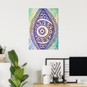 Pastel Third Eye Poster von Megaflora (Heimbüro)