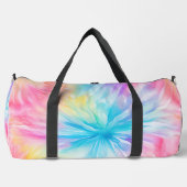 Pastel-Tie-Dye-Bloom-Monogramm-Personalisierungski Duffle Bag (Vorderseite)