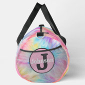 Pastel-Tie-Dye-Bloom-Monogramm-Personalisierungski Duffle Bag (Rechts)