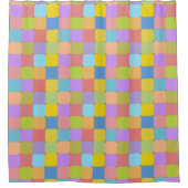 Pastel Tiles GSSC Duschvorhang (Vorderseite)