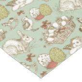 Pastel Tones Osterdesign Tischdecke (Schrägansicht)