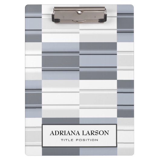 Pastel Tones Rectangle Klemmbrett (Vorderseite)