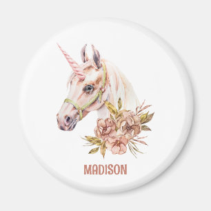 Pastel Tones Unicorn Magnet