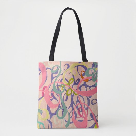 Pastel Tote Bag Tasche (Vorderseite)