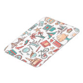 Pastel Tourist Muster Magnet (Linke Seite)