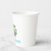 Pastel Train upsherin Becher (Links)