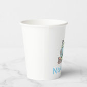 Pastel Train upsherin Becher (Rechts)