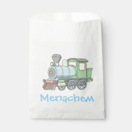 Pastel Train upsherin Gevor-Tasche Geschenktütchen