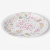 Pastel Treats | Sweet Holiday Wishes Pappteller (Schrägansicht)