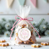 Pastel Treats | Sweet Holiday Wishes Runder Aufkleber