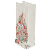 pastel tree geschenktüte für weinflaschen (Rückseite Schrägansicht)