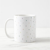 Pastel Triangle Doodle Muster Kaffeetasse (Links)