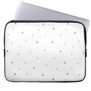 Pastel Triangle Doodle Muster Laptopschutzhülle