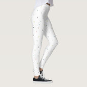 Pastel Triangle Doodle Muster Leggings (Rechts)