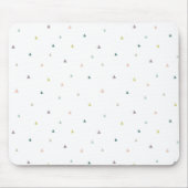 Pastel Triangle Doodle Muster Mousepad (Vorne)
