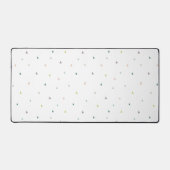 Pastel Triangle Doodle Muster Schreibtischunterlage (Vorderseite)