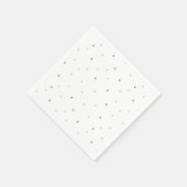 Pastel Triangle Doodle Muster Serviette (Ecke)