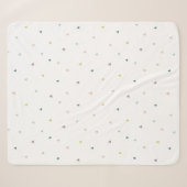 Pastel Triangle Doodle Muster Sherpadecke (Vorderseite (Horizontal))