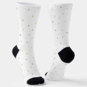 Pastel Triangle Doodle Muster Socken (Gewinkelt)