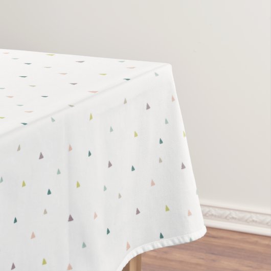 Pastel Triangle Doodle Muster Tischdecke (Beispiel)