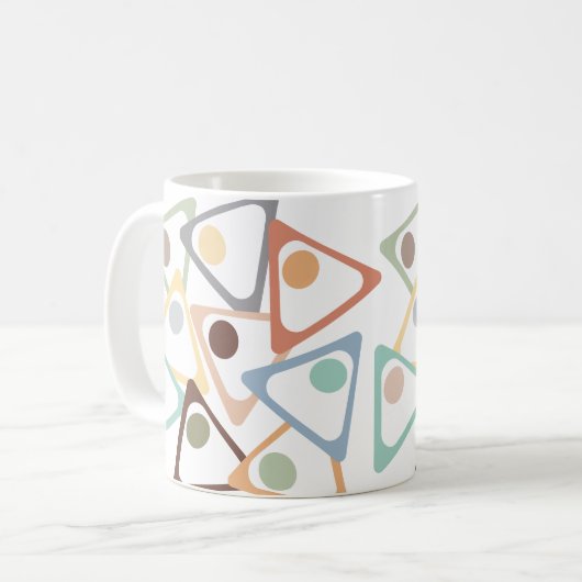 Pastel Triangle Kaffeetasse (Vorderseite Links)