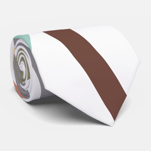 Pastel Triangle Krawatte (Gerollt)