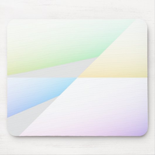 Pastel Triangle Mousepad (Vorne)