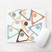 Pastel Triangle Mousepad (Mit Mouse)